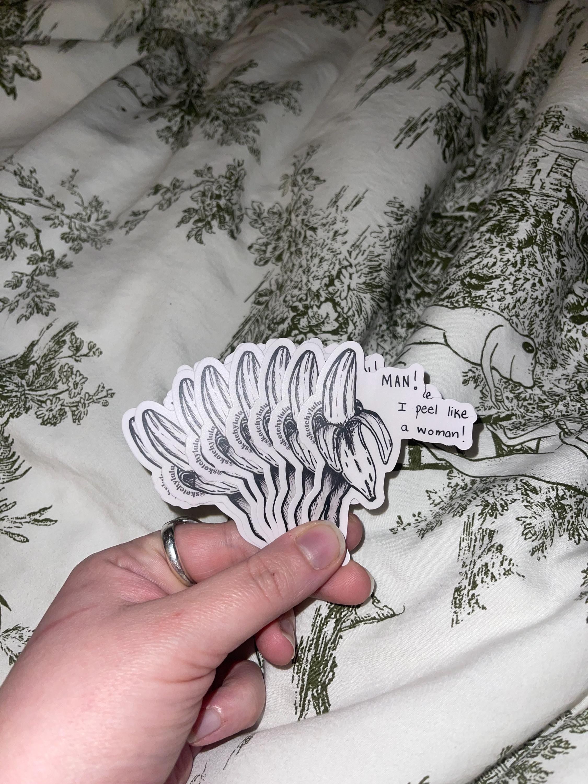 Shania Twain Inspired Banana Sticker - Country Music Fan Gift