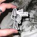 Shania Twain Inspired Banana Sticker - Country Music Fan Gift