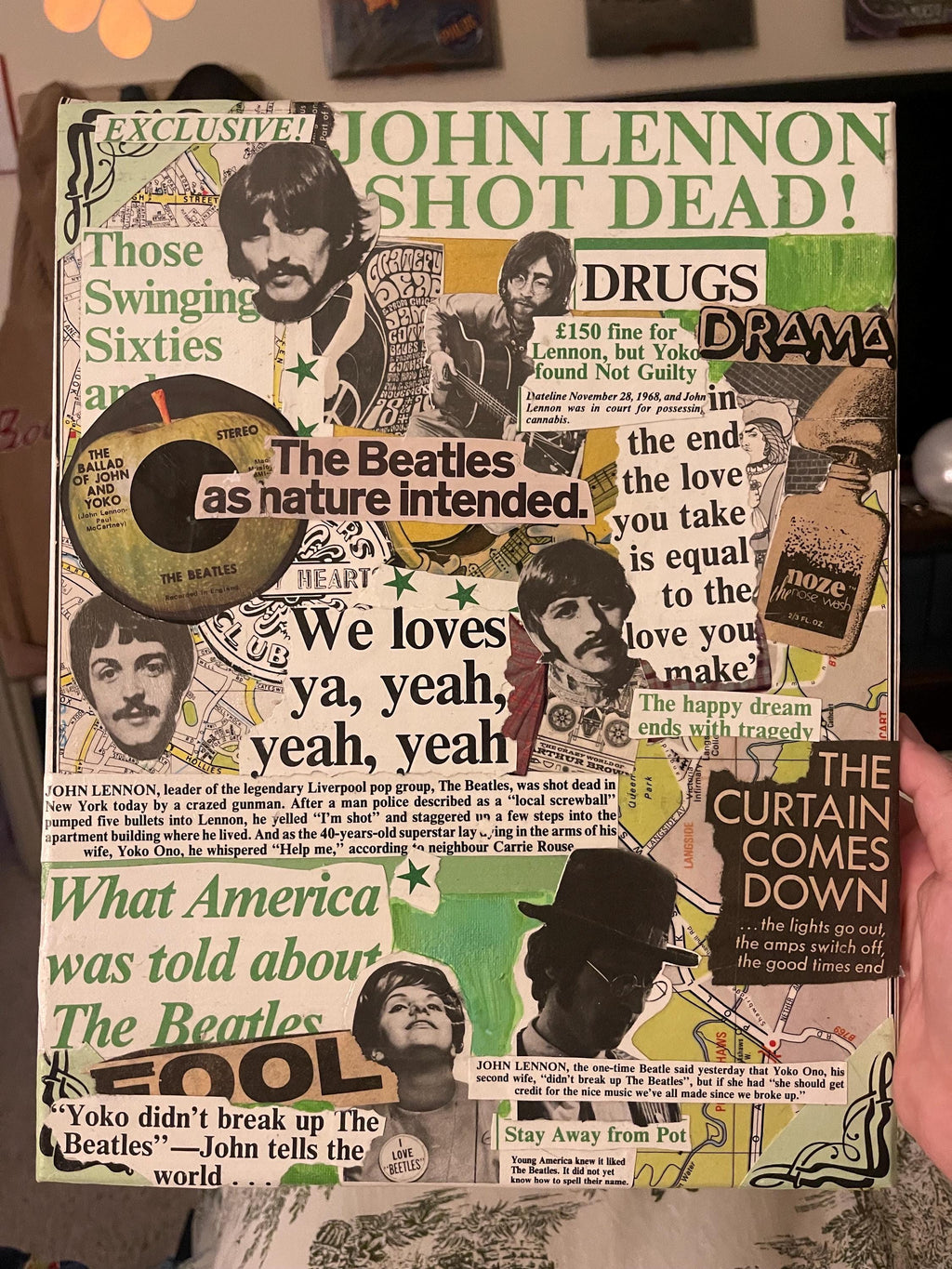 The Beatles - Vintage Canvas